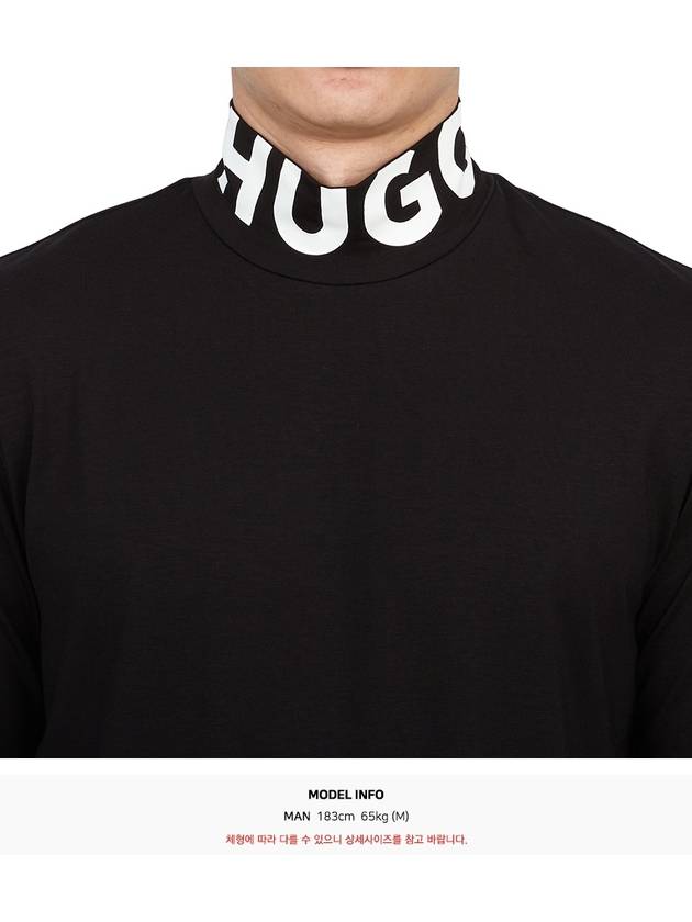 Logo print turtleneck sweatshirt 50494128 - HUGO BOSS - BALAAN 6