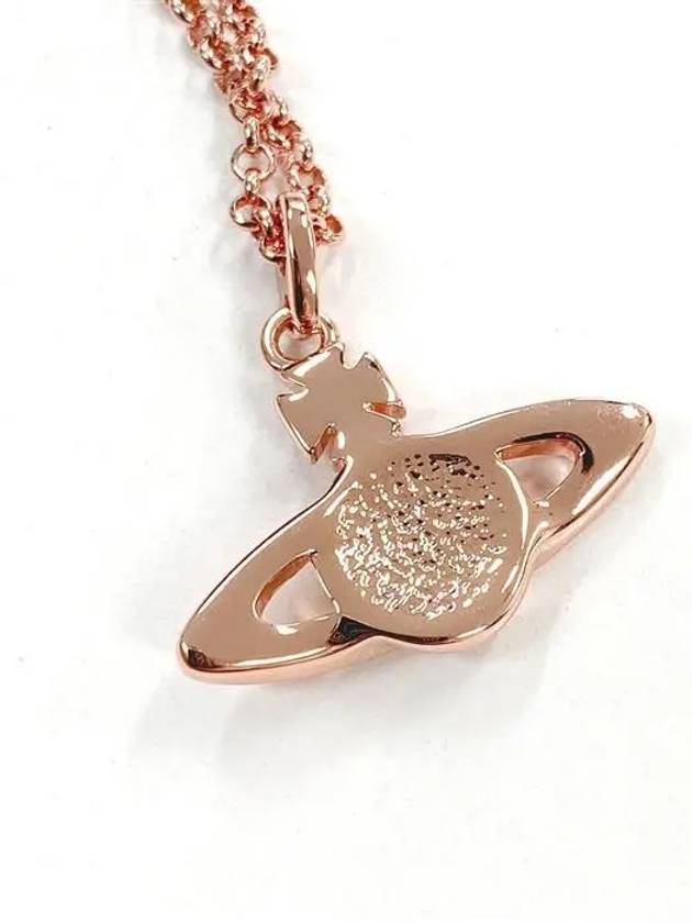 Mini Bas Relief Pendant Necklace Rose Gold - VIVIENNE WESTWOOD - BALAAN 6