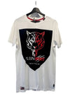 Graphic Logo Print Cotton Short Sleeve T-Shirt White - PHILIPP PLEIN - BALAAN 2