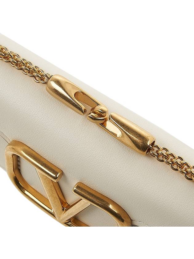 Gold Logo Micro Shoulder Bag Ivory - VALENTINO - BALAAN 10