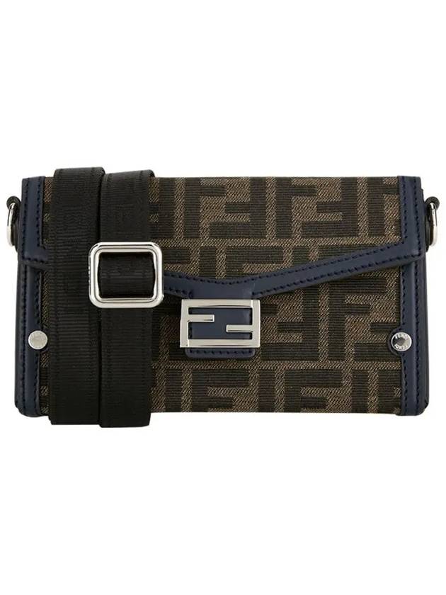 Baguette Soft Trunk Phone Pouch Cross Bag Brown - FENDI - BALAAN 2