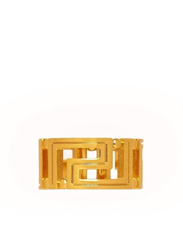 Greca Detail Ring Gold - VERSACE - BALAAN 2