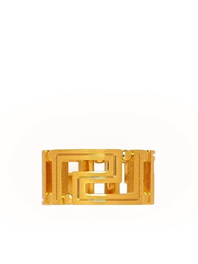 Greca Detail Ring Gold - VERSACE - BALAAN 2