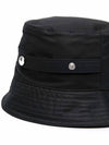 Graffiti Logo Bucket Hat Black - ALEXANDER MCQUEEN - BALAAN.