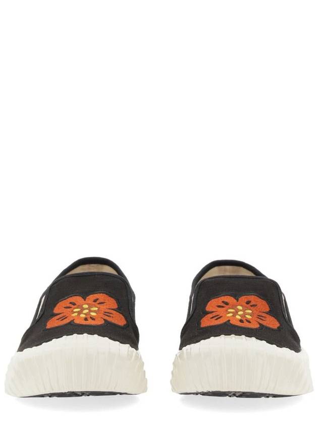 School Boke Flower Slip-On Black - KENZO - BALAAN 6