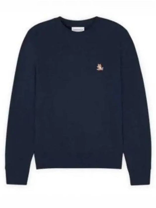 Chillax Patch Regular Sweatshirt Ink Blue - MAISON KITSUNE - BALAAN 2