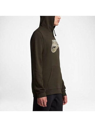 01AA1208355Camos Woosh Hooded TshirtOlive Khaki - NIKE - BALAAN 2