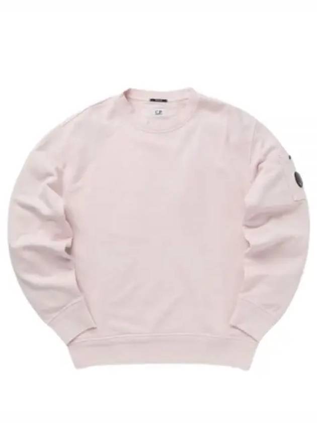 Cotton Diagonal Fleece Lens Sweatshirt Pink - CP COMPANY - BALAAN 1