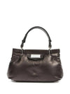 Small Glam Slam Leather Tote Bag Black - MAISON MARGIELA - BALAAN 1