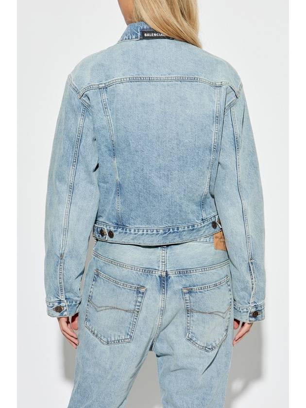 Balenciaga Denim Jacket, Unisex, Blue - BALENCIAGA - BALAAN 4