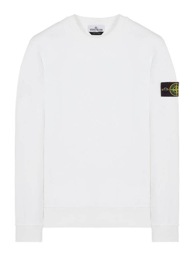 Wappen Patch Crew Neck Sweatshirt White - STONE ISLAND - BALAAN 2