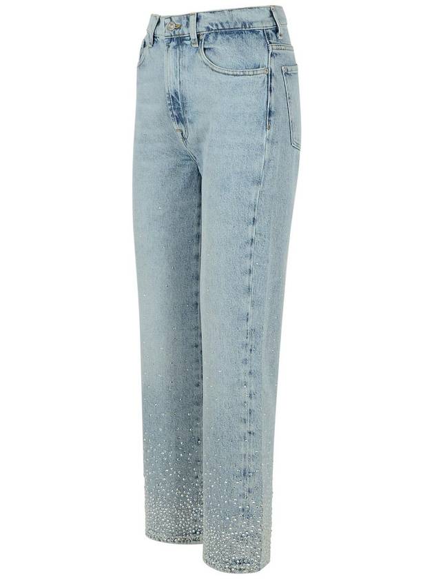 7 For All Mankind 'Crystals' Light Blue Denim Jeans - 7 FOR ALL MANKIND - BALAAN 2