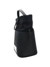 5AC Number Logo Texture Leather Bucket Bag Black - MAISON MARGIELA - BALAAN 5