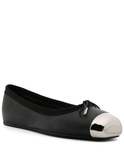 Alexander McQueen Black Nappa Ballerinas With Rounded Toe - ALEXANDER MCQUEEN - BALAAN 2