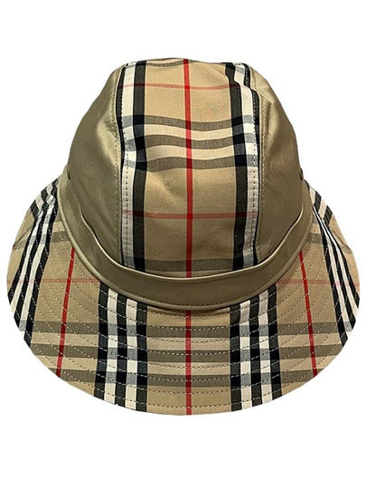 Check Pattern Bucket Hat Beige - BURBERRY - BALAAN 2