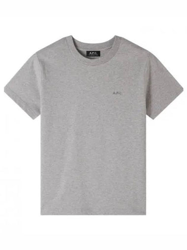 Standard Brode Logo Short Sleeve T-Shirt Grey - A.P.C. - BALAAN 1