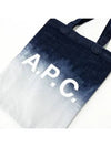 Bleached Denim Tote Bag Blue - A.P.C. - BALAAN 3