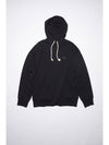 Nash Face Patch Hoodie Black - ACNE STUDIOS - BALAAN 2