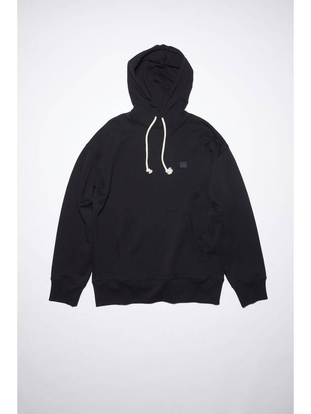 Nash Face Patch Hoodie Black - ACNE STUDIOS - BALAAN 2