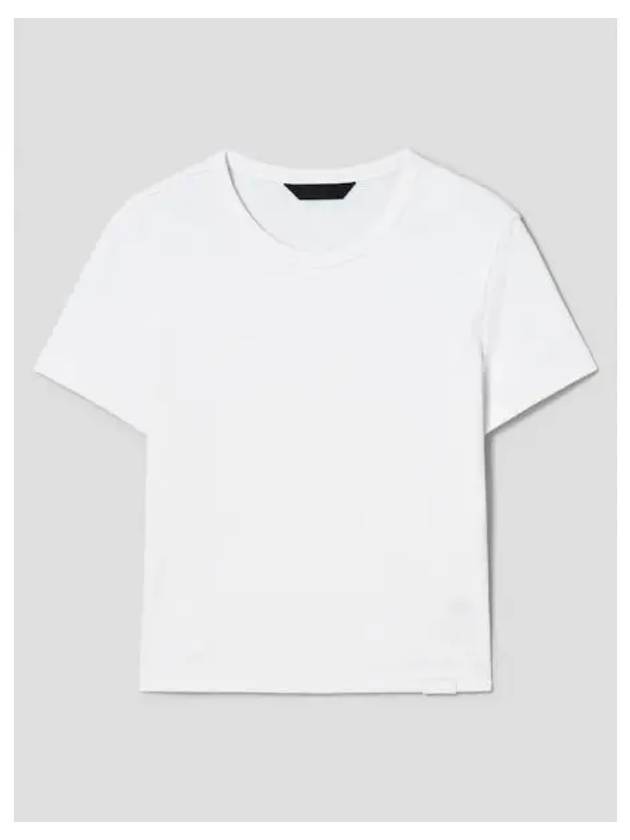 Basic rib slim fit t shirt white domestic product GM0024061834282 - JUUN.J - BALAAN 1