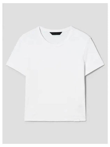 Basic rib slim fit t shirt white domestic product GM0024061834282 - JUUN.J - BALAAN 1