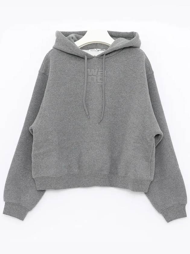 Glitter Terry Hoodie Grey - ALEXANDER WANG - BALAAN 3