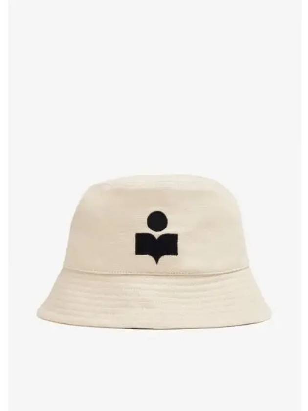 Haley Embroidered Logo Bucket Hat Ivory - ISABEL MARANT - BALAAN 2