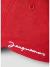 Jacquemus Le Casquette Side Embroidered Logo Ball Cap Hat - JACQUEMUS - BALAAN 5