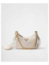 Re-Edition 2005 Leather Shoulder Bag White - PRADA - BALAAN 2