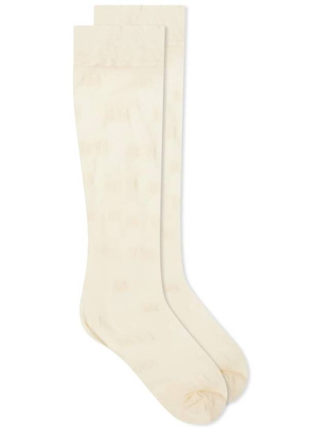 Butterfly Lace Socks Egret - GANNI - BALAAN 4