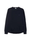 Metropolis Rubber Logo Sweatshirt Navy - CP COMPANY - BALAAN 11