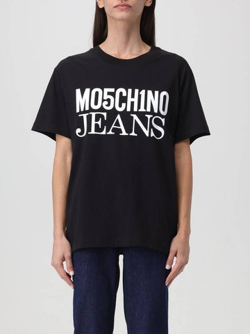 T-shirt Moschino Jeans con stampa logo - MOSCHINO - BALAAN 1