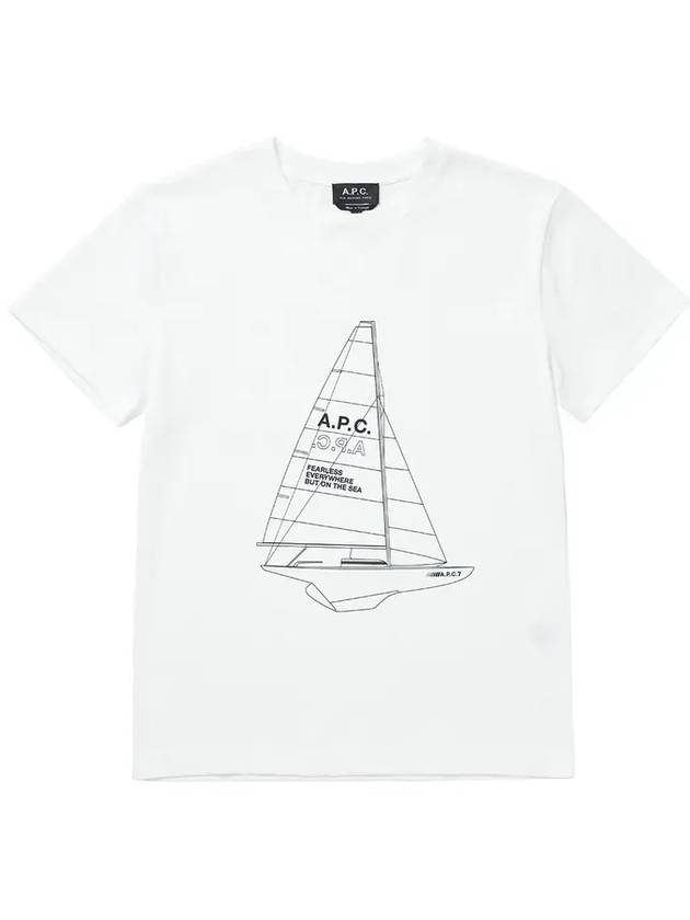 Jeannot Short Sleeve T-Shirt White - A.P.C. - BALAAN 5