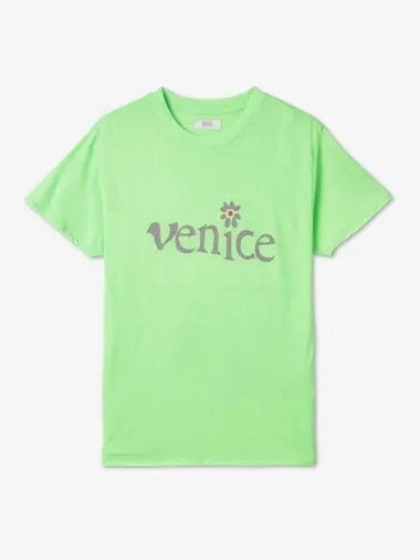 Venice logo short sleeve t shirt green 06T012GREEN - ERL - BALAAN 1