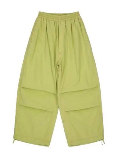 Oversized elastic pants apple green MRTWMBOT051COT0457627 - SUNNEI - BALAAN 1