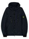 Skin Touch Nylon TC Hooded Jacket Navy - STONE ISLAND - BALAAN 2