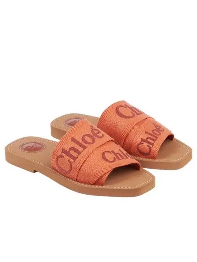 Woody Flat Mules Orange - CHLOE - BALAAN 2