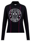 Cashmere Motif Turtleneck Black - DIOR - BALAAN 2