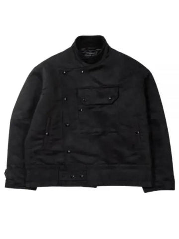 Moto Jacket A Black Polyester Fake Suede 24F1D048 PS215 CT279 - ENGINEERED GARMENTS - BALAAN 1