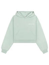 Cropped Cotton Hoodie Mint - SPORTY & RICH - BALAAN 2