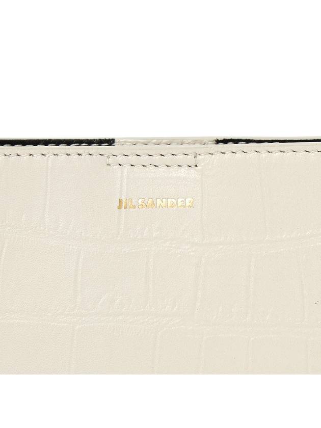 Tangle Small Leather Cross Bag Coconut - JIL SANDER - BALAAN 9