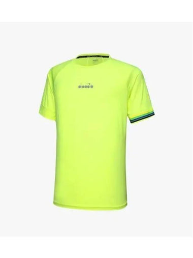 Diadora Rain One Short Sleeve T Shirt LEMON - DIADORA - BALAAN 1