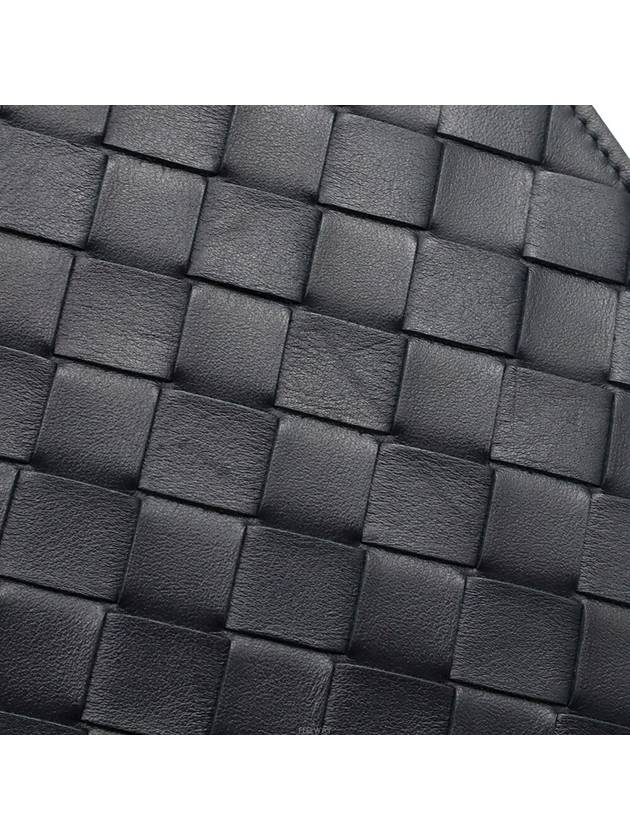 Shadow Intrecciato Half Zipper Document Case Hand Strap Clutch 732639 - BOTTEGA VENETA - BALAAN 6