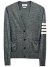 Armband Women s Wool Cardigan FKC334A 035 - THOM BROWNE - BALAAN 1