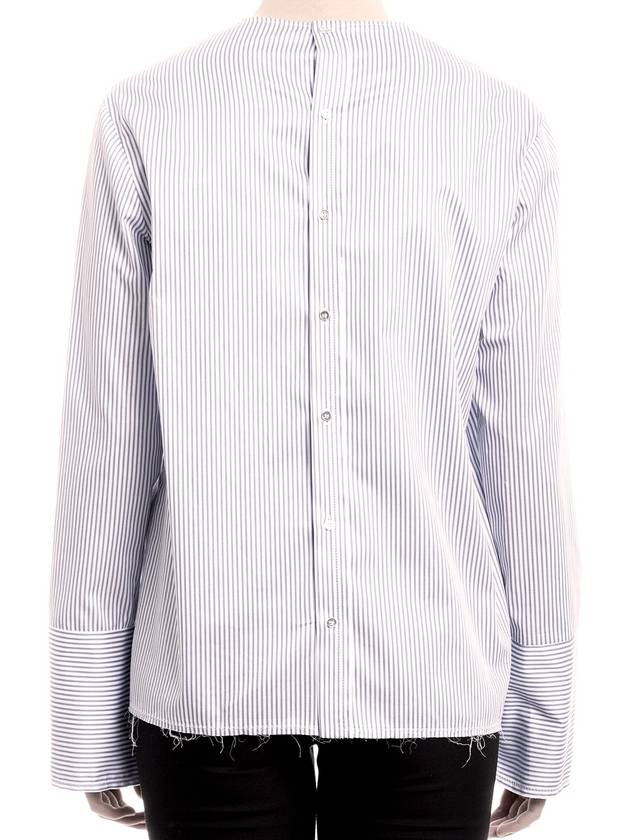 Back fastening striped cotton shirt - GOLDEN GOOSE - BALAAN 2