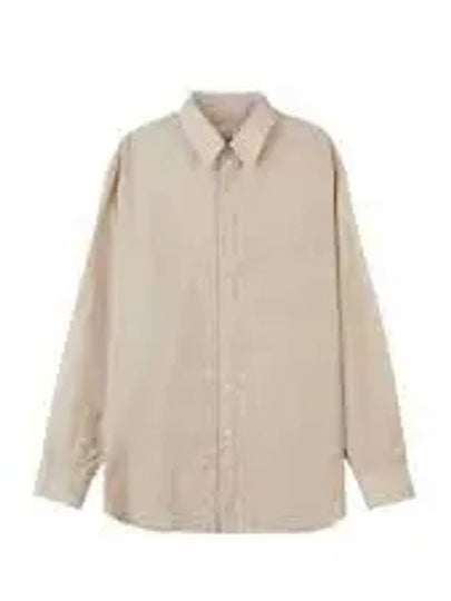 Regular Collar Long Sleeve Shirt Nude - LEMAIRE - BALAAN 2