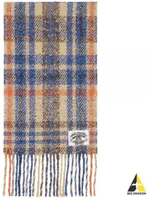 Plaid Fringe Scarf CA0354 - ACNE STUDIOS - BALAAN 2