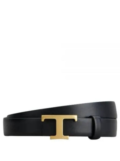 T Timeless Leather Belt Black - TOD'S - BALAAN 2