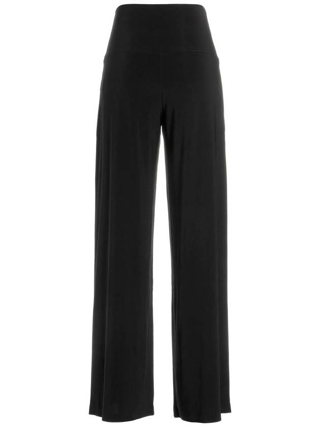 Black Pants With Elastic Waist In Tech Fabric Woman - NORMA KAMALI - BALAAN 3