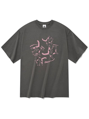 Cats short sleeve t shirt gray - RADINEO - BALAAN 1